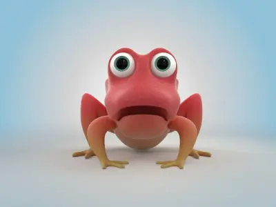 Tomato Frog 3D model