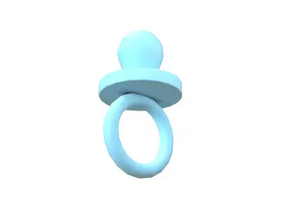 Pacifiers Decoration v1 002 Low-poly 3D model