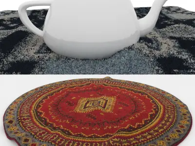 Rugs No 665 Low-poly 3D model