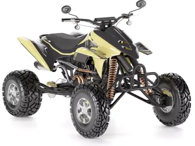 quad bike motorcycle  3D model