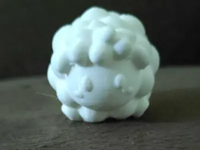 Round Sheep 3D print model