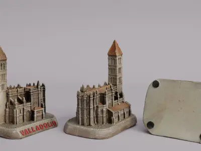 Handcrafted Landmark Miniatures Pack 3D model