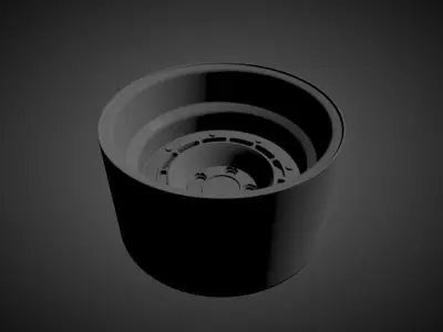 SSR Speed Star F1 scalable and printable rims 3D print model