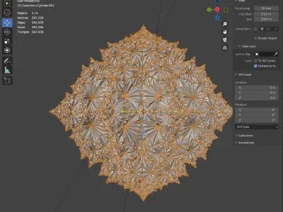 religion kaleidoscope decorative accessories 3D model