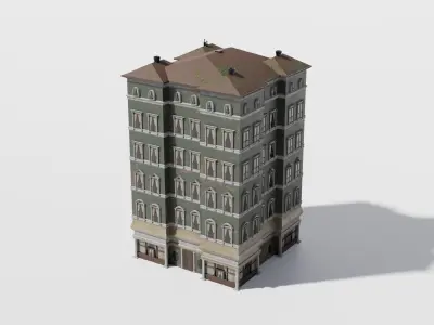 Building Type 1  3D model