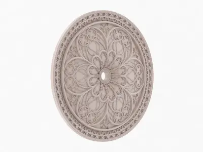 Classic Ceiling Medallion 64 3D model