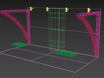 Exhibition MODERN BOOTH 3D model
