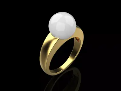 pearl ring model 330 3D print model