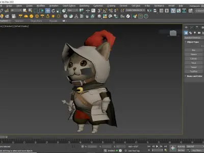 cat model 3D model purchase