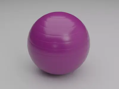 Simple Aerobic Ball Free 3D model