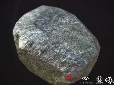 Cliffs and Rocks Low poly  Game-ready for UE4 CE and Unity Low-poly 3D model