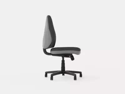 Hampton office chair Low-poly 3D model