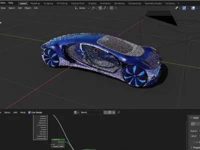 Mercedes AVTR 3D model