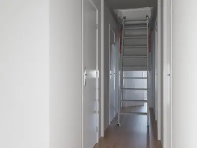 loft ladder 3D model