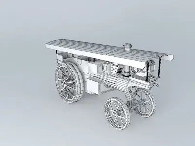 Burrell Showmans 4000 Ex Mayor  1925 Free 3D model