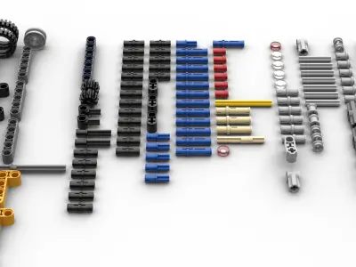 TwindBricks3D - 42147 Dump-Truck 3D print model