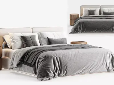 Imole Bed by One Home 3D model