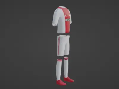 Ajax Sportwear Low-poly 3D model