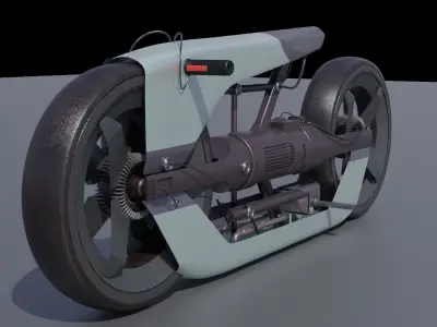 Futuristic Motorcycles 3D model