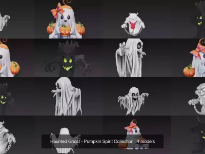 Haunted Ghost - Pumpkin Spirit Collection