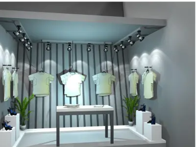 Exhibition - Area - 24X12-3DMAX2012-016 3D model