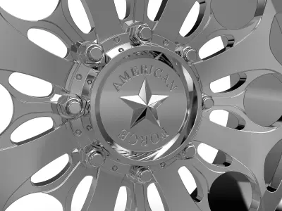 AMERICAN FORCECKH13 CARNAGE CC WHEEL 3D print model