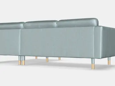 LANDSKRONA 3-seat sofa 6 Low-poly 3D model