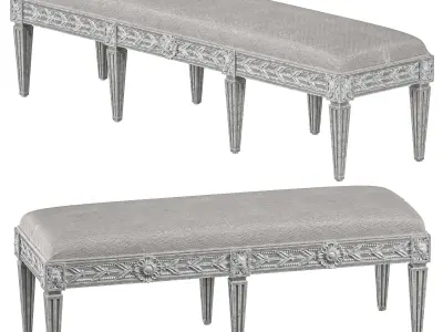 eloquence queen anais bench 3D model