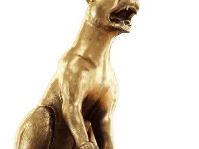 Lioness figurine 3D model