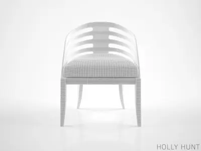 Holly Hunt Rib Chair 3D model