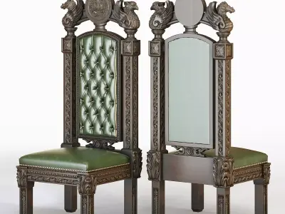 Gothic Throne 3D model