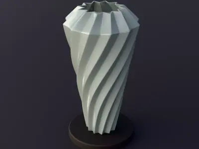 5 Printable Vases  3D print model