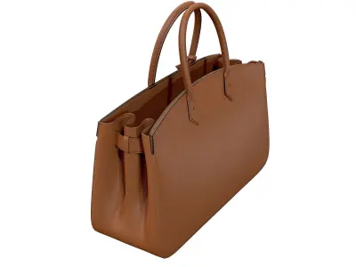 Louis Vuitton bag ALL SET Brown Leather 3D model