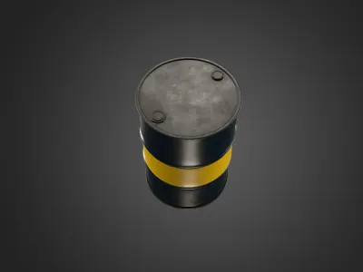 Oil Barrel 3D model