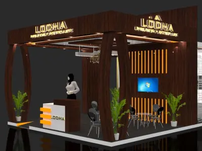 Exhibition Stall 3D model