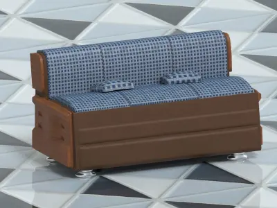 CUSHION sofa with cushions 3D model