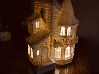 Xmas Candy Store 3D print model