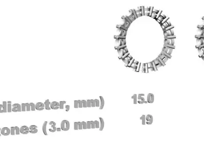 Eternity diamond ring 3D print model