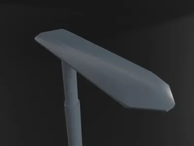 Street Lamp Free low-poly 3D model get