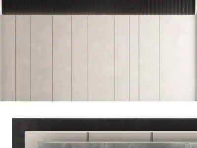 Decorative wall panel set 51 3D model