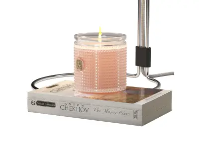 Relaxing decoration set 3D model