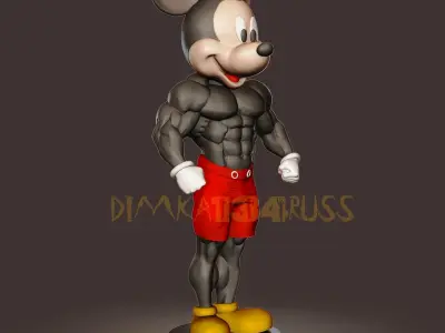 mickey mouse 3D print model