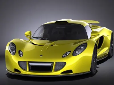 Hennessey Venom GT 2012 VRAY 3D model