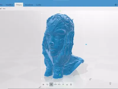 Cyberpunk Head STL 3D print model