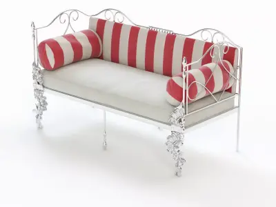 Classic Day Bed 3D model
