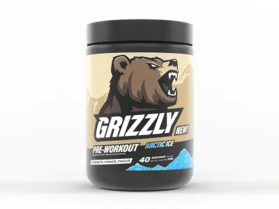 Protein Powder 3D model 121