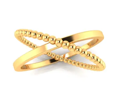 Ring M169 The luxury female abstract ring wedding 3D print model