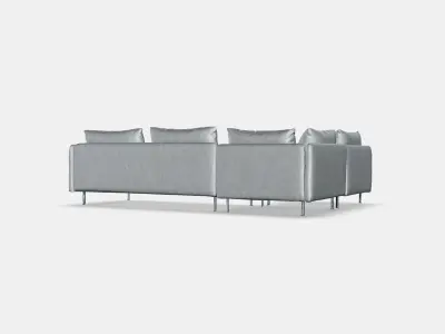 SODERHAMN Corner sofa 4-seat 2 3D model