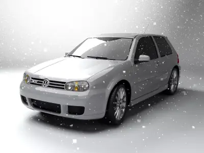 Volkswagen Golf 4 R32 3D model