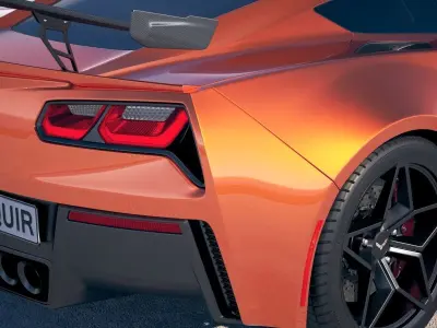 Chevrolet Corvette ZR1 CG 2019 3D model